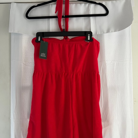 NWT Wild Fable red terry cloth romper women’s size M - Picture 4 of 10